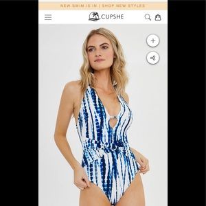 Cupshe tie dye swimsuit